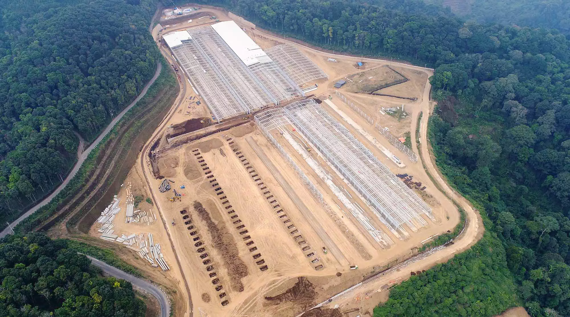 Indonesian Prefabricated Steel Cow Barn - bangunan struktur baja prefabrikasi