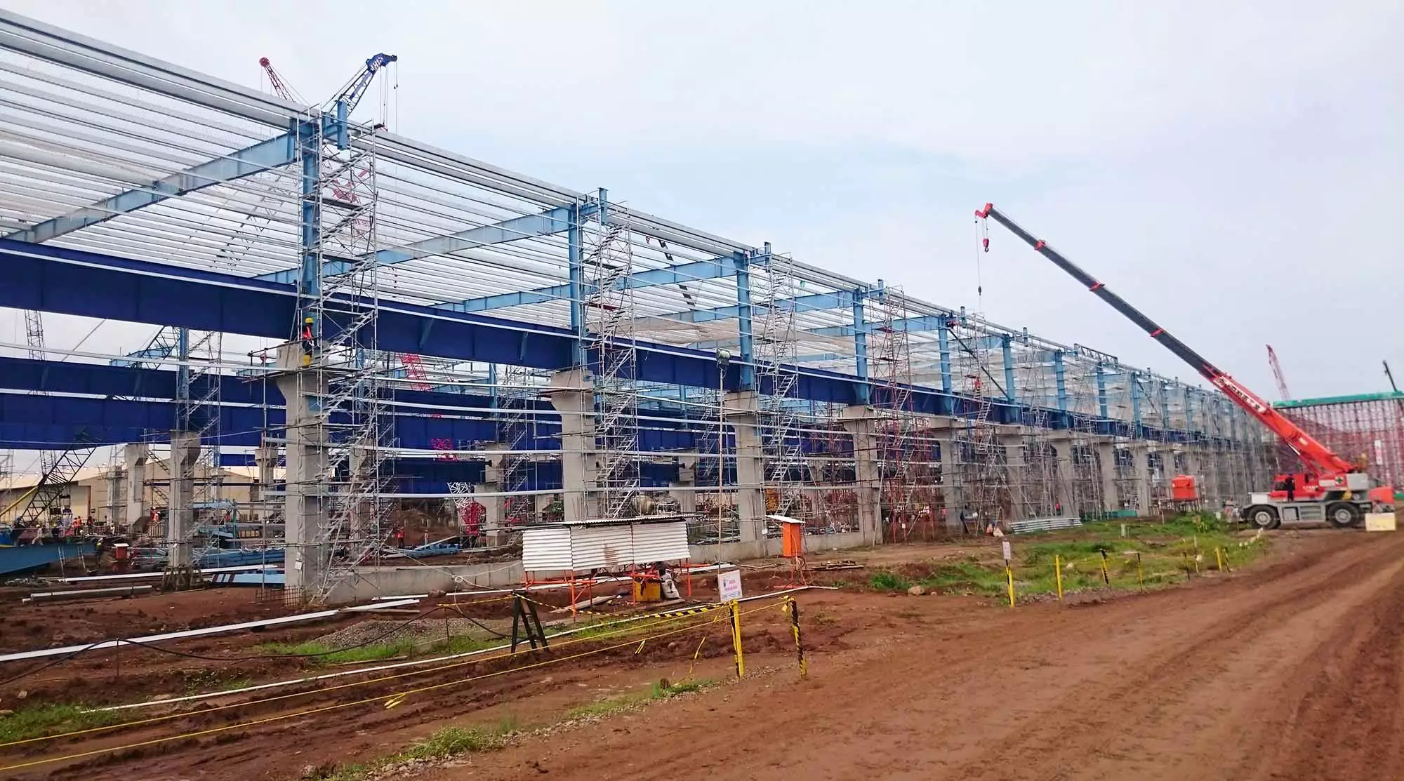 Versatile prefab steel mill plant - bangunan struktur baja prefabrikasi