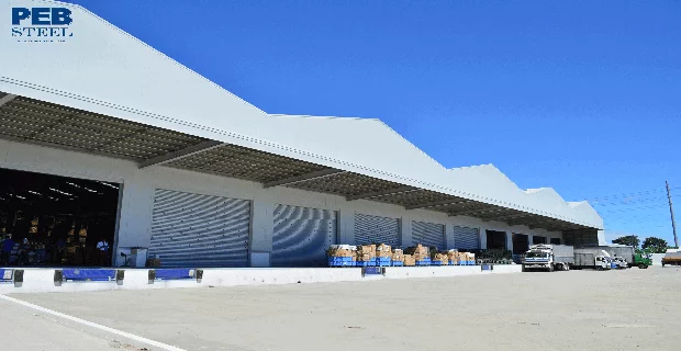 Multi-Gable help prefab steel building projects owner to save material costs since the ridge height - bangunan struktur baja