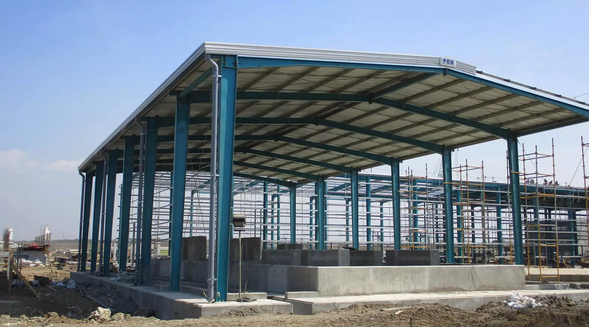 Coal Fired Steel Building Plant - bangunan struktur baja prefabrikasi