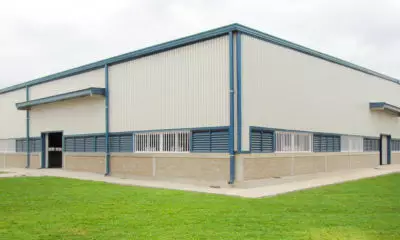 Gutter Downspout prefabricated steel building - bangunan struktur baja