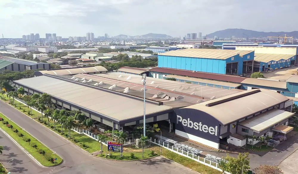 Prefabricated steel building project - bangunan struktur baja prefabrikasi