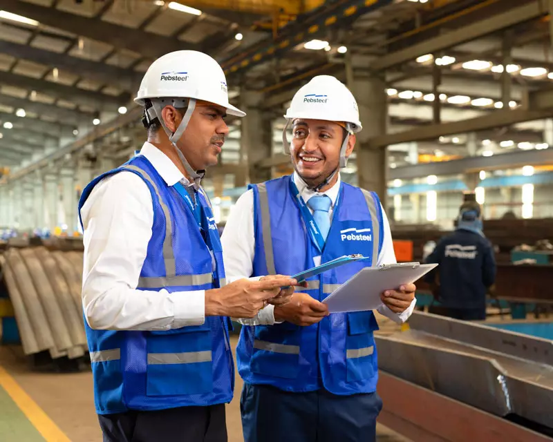 Pebsteel steel factory engineers