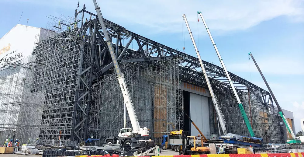 prefabricated steel building with functional versatility