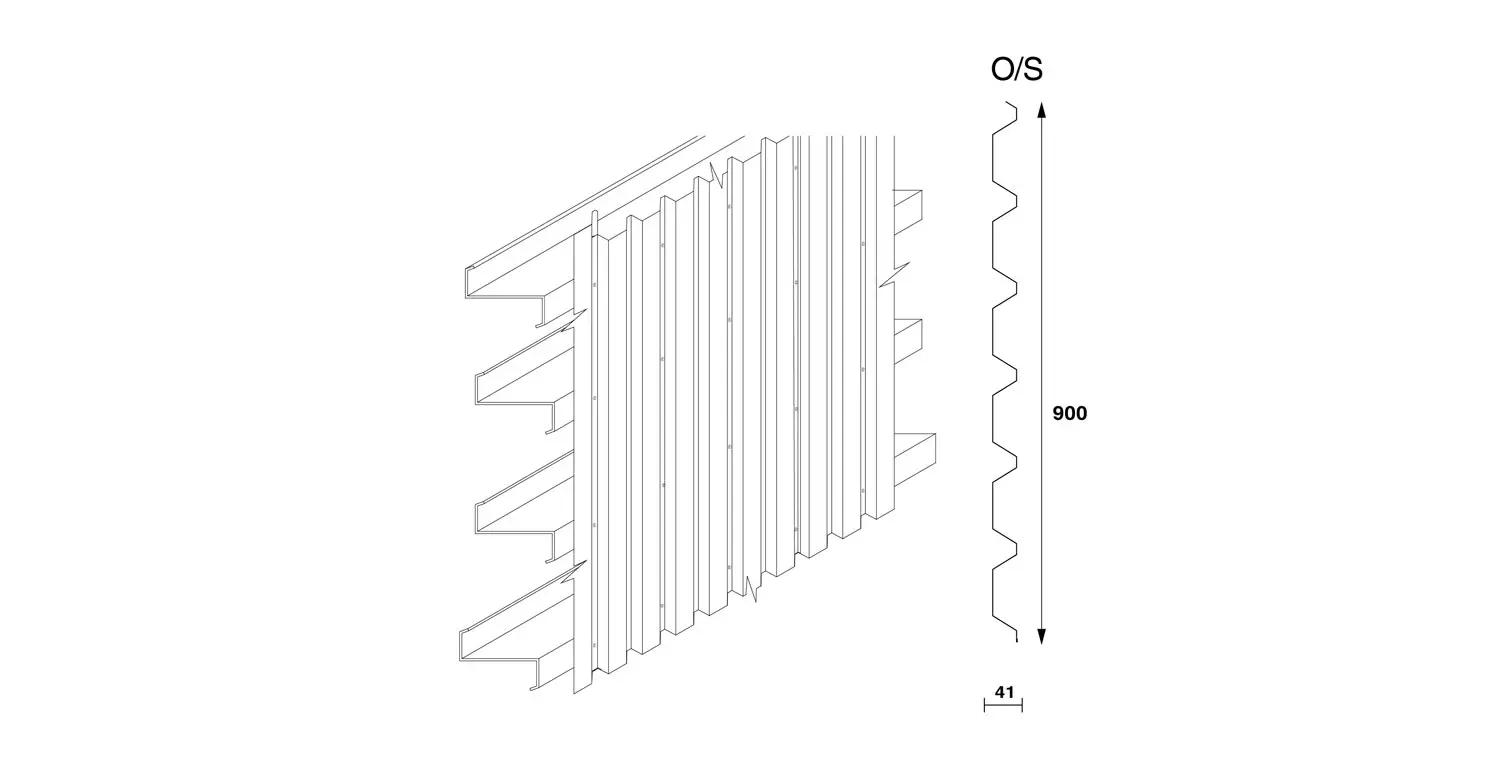 PebWall product steel profile detail