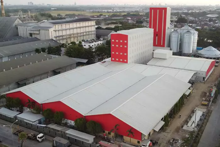 Indonesian Pre-engineered Steel Flour Factory - bangunan struktur baja prefabrikasi