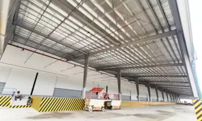 Canopy system for prefab steel building - bangunan struktur baja prefabrikasi
